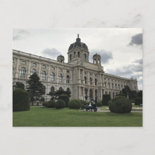 Gebouw in het Museum Quarter in Wenen Briefkaart