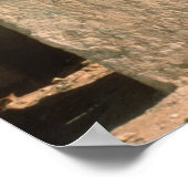 Gebouw in Old Jericho Poster (Hoek)