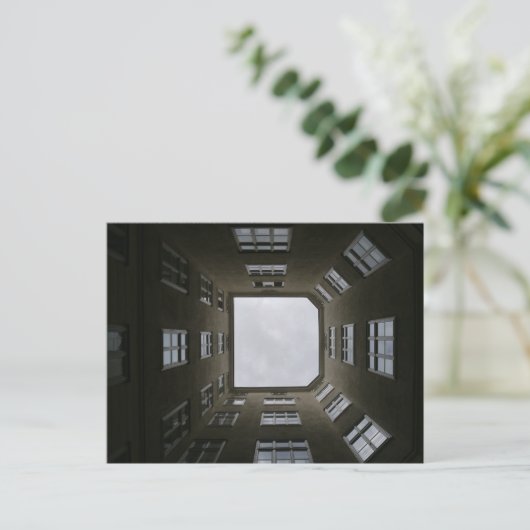 Gebouw in Wenen, Oostenrijk Briefkaart (Staand voorkant)