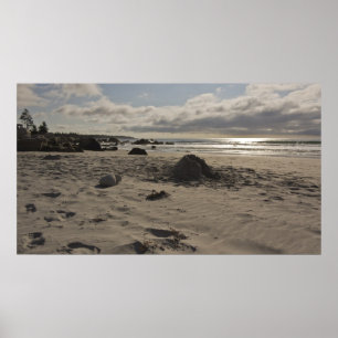 Gebouw Kastelen Gemaakt Van Zand Fine Art Print