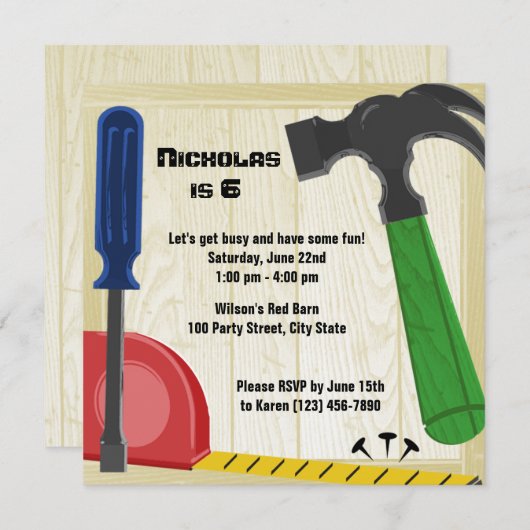 Gebouw Leuke Verjaardag Kaart (Voorkant / Achterkant)