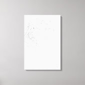 Gebouw Spelletjes Letters in de doos Tekening 9 C Canvas Afdruk (Voorkant)