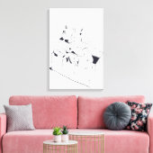 Gebouw Spelletjes Stapelen Letters Tekenen 17 C Canvas Afdruk (Insitu (Woonkamer))