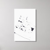 Gebouw Spelletjes Stapelen Letters Tekenen 17 C Canvas Afdruk (Voorkant)