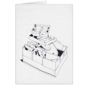 Gebouw Spelletjes Stapelen Letters Tekenen 17 Kaar