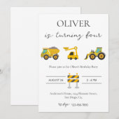 Gebouw-thema design verjaardag kaart (Voorkant / Achterkant)