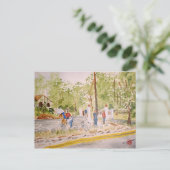 Gebouw van de muur van Dr Middleton Briefkaart (Staand voorkant)