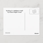 Gebouw van de muur van Dr Middleton Briefkaart (Achterkant)