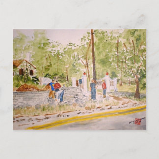 Gebouw van de muur van Dr Middleton Briefkaart