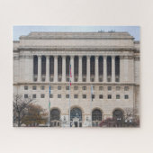 gebouw van de rechtbank van het graafschap milwauk legpuzzel (Horizontaal)