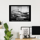 Gebouw van de Titanic 1909 Vintage Image Poster (Thuiskantoor)
