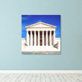gebouw van het Amerikaanse Hooggerechtshof, Washin Canvas Afdruk (Insitu (Houten vloer))