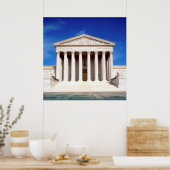 gebouw van het Amerikaanse Hooggerechtshof, Washin Poster (Keuken)