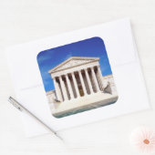 gebouw van het Amerikaanse Hooggerechtshof, Washin Vierkante Sticker (Envelop)