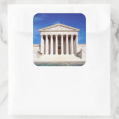 gebouw van het Amerikaanse Hooggerechtshof, Washin Vierkante Sticker (Tas)