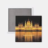 gebouw van het Hongaarse parlement Magneet (Voorkant / Achterkant)
