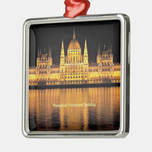 gebouw van het Hongaarse parlement Metalen Ornament (Links)