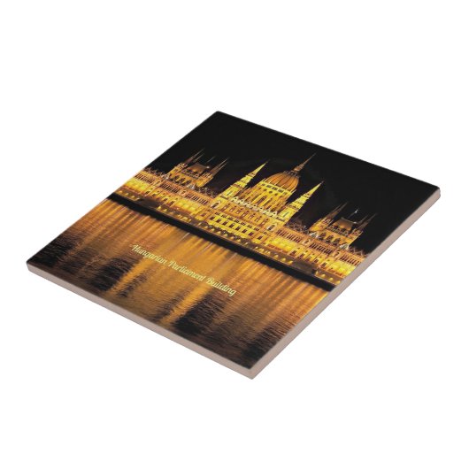 gebouw van het Hongaarse parlement Tegeltje (Zijkant)