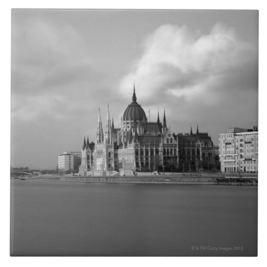 gebouw van het Hongaarse parlement Tegeltje (Voorkant)