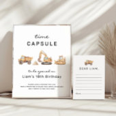 Gebouw Verjaardag Tijd Capsule Teken Poster