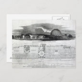 Gebouw voor de Grote Industriële tentoonstelling Briefkaart (Voorkant / Achterkant)