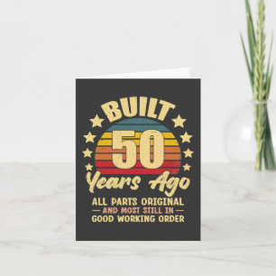 Gebouwd 50 Jaar Geleden Alle Onderdelen Origineel  Kaart