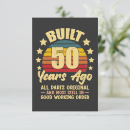 Gebouwd 50 Jaar Geleden Alle Onderdelen Origineel  Kaart