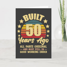 Gebouwd 50 Jaar Geleden Alle Onderdelen Origineel Kaart