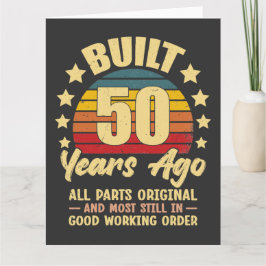 Gebouwd 50 Jaar Geleden Alle Onderdelen Origineel Kaart