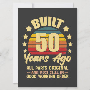 Gebouwd 50 Jaar Geleden Alle Onderdelen Origineel Kaart