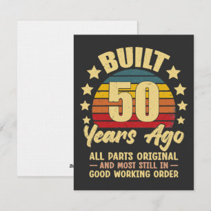 Gebouwd 50 Jaar Geleden Alle Onderdelen Origineel Kaart