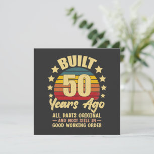 Gebouwd 50 Jaar Geleden Alle Onderdelen Origineel Kaart