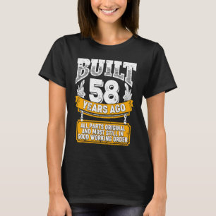 Gebouwd 58 jaar geleden zijn alle onderdelen de or t-shirt