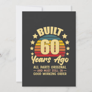 Gebouwd 60 jaar geleden Alle onderdelen origineel Kaart