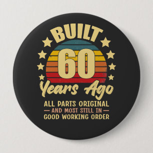 Gebouwd 60 jaar geleden Alle onderdelen origineel  Ronde Button 4,0 Cm