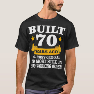 gebouwd 70 jaar geleden Alle onderdelen Origineel T-shirt