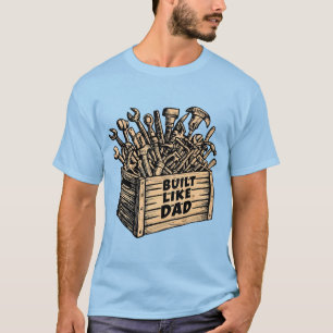 Gebouwd als papa t-shirt