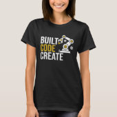 Gebouwd code creëer automatiseringsprogramma t-shirt (Voorkant)