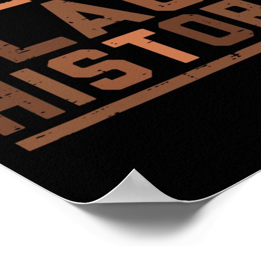 Gebouwd door Black History Bhm African Pride Month Poster (Hoek)