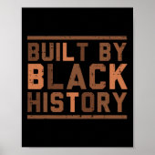 Gebouwd door Black History Bhm African Pride Month Poster (Voorkant)