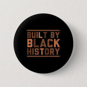Gebouwd door Black History Bhm African Pride Month Ronde Button 5,7 Cm