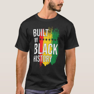 Gebouwd door Black History Blackity Black T-shirt