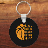 Gebouwd door Black History Bysketbyll Sleutelhanger (Voorkant)