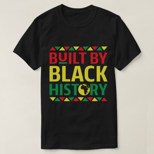 Gebouwd door Black History-hodie Pullover Hoodie (Design voorkant)