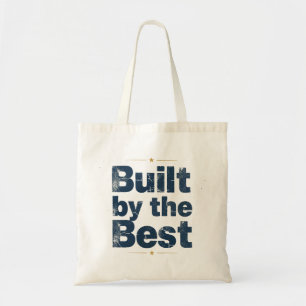 Gebouwd door de Beste Typografie Tote Bag