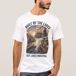 Gebouwd door de meren Industriële visserij Midwest T-shirt