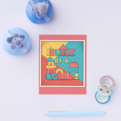 Gebouwd door een meisje - Empowering Kinderen Desi Flyer (Enkel)