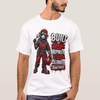 GEBOUWD DOOR HARDE WERK GEÏNSPIREERD DOOR TOEWIJDI T-SHIRT
