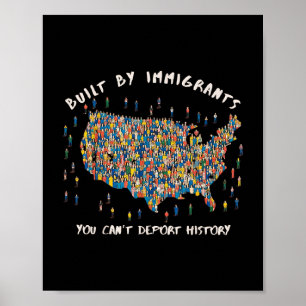 Gebouwd door immigranten kunt u't Deport Gesch Poster