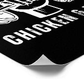 Gebouwd door kippen en rijst poster (Hoek)